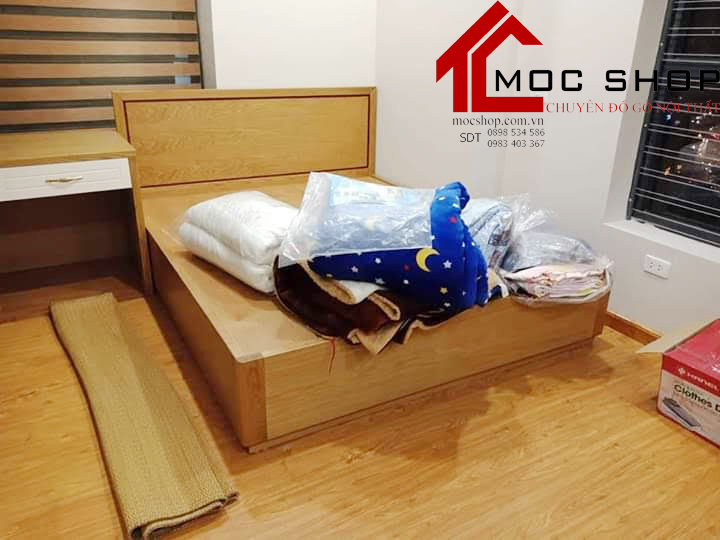 giường ngủ hiện đại gỗ tự nhiên